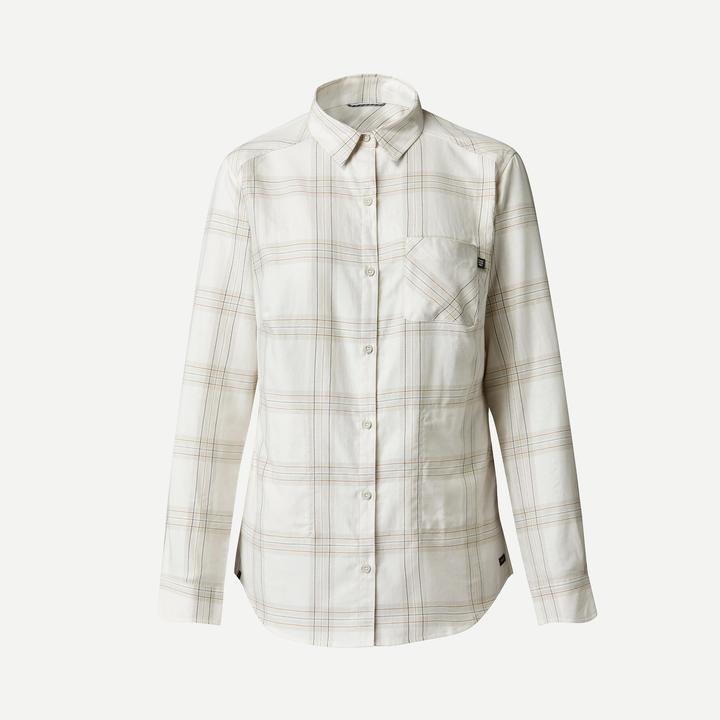 Forclaz Trekkinghemd Damen langarm - Travel 500 (XS)