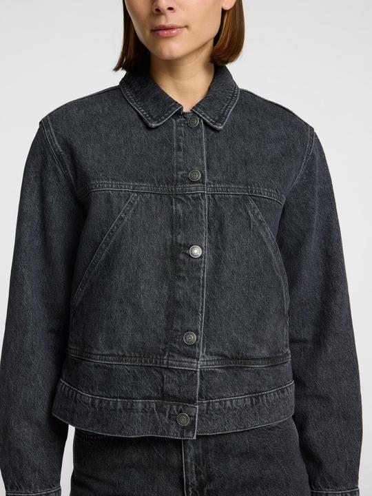Immagine prodotto Selected Femme Giacca di jeans nera sbiadita (42)