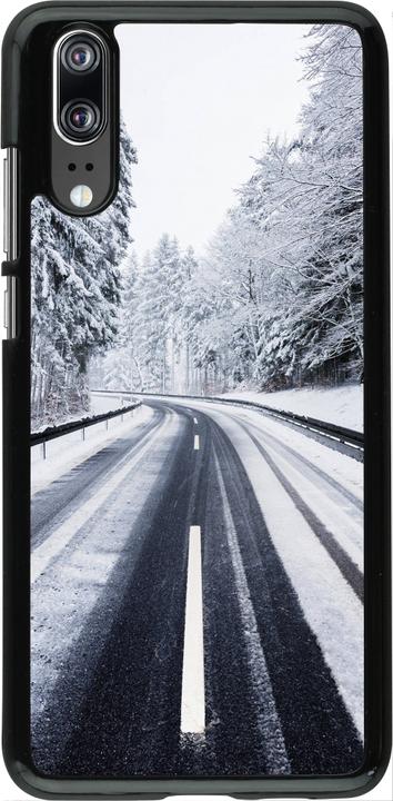 Produktbild PhoneLook Hülle Winter 22 Snowy Road (Huawei P20)
