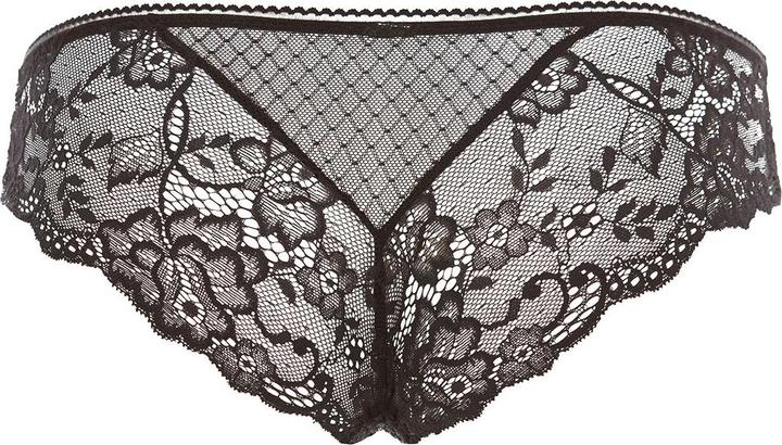 Actual product image René Rofé Surrender Slip With Open Crotch - Black (M/L)