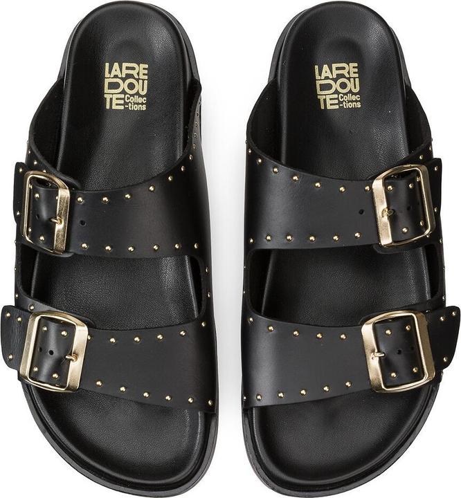 Produktbild La Redoute Collections Lederpantoletten mit Metallnieten (38)