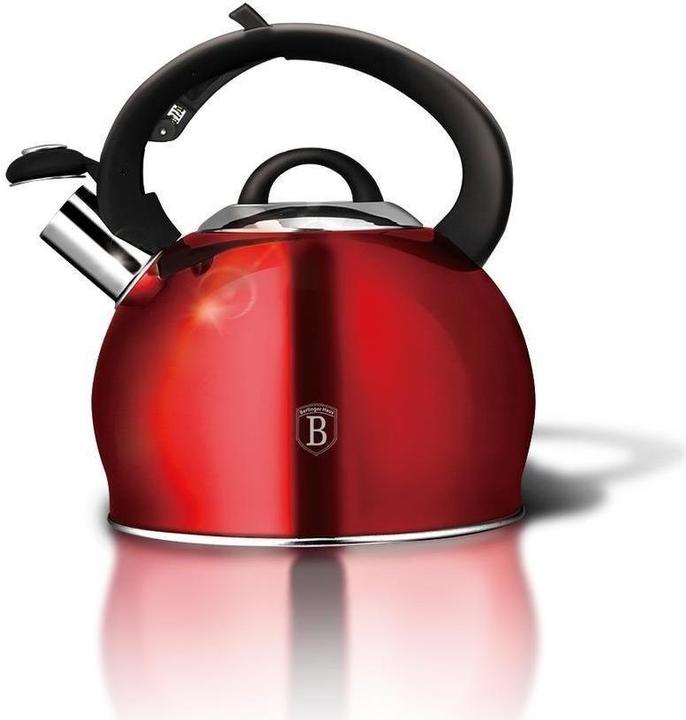 Immagine prodotto BerlingerHaus Bollitore Con Fischietto 3l Berlinger House Bordeaux Metallizzato (3 l)