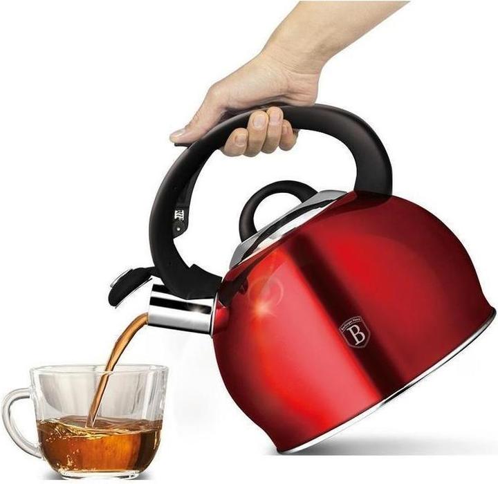 Immagine prodotto BerlingerHaus Bollitore Con Fischietto 3l Berlinger House Bordeaux Metallizzato (3 l)