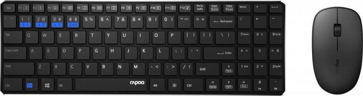 Actual product image Rapoo Bluetooth Keyboard + Mouse Kit 2.4G 9300 Black UI (Wireless)
