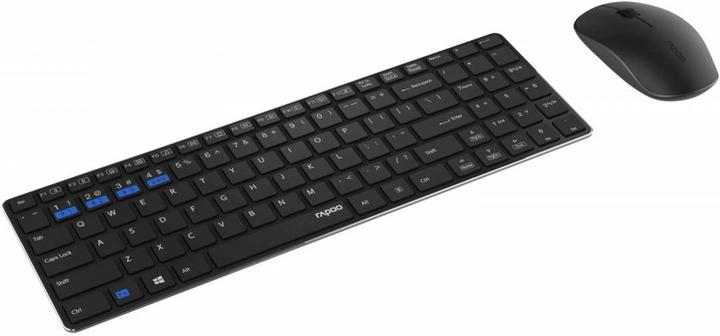Actual product image Rapoo Bluetooth Keyboard + Mouse Kit 2.4G 9300 Black UI (Wireless)