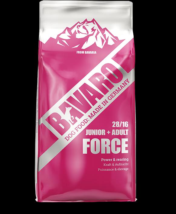 Actual product image Josera BAVARO Force Junior + Adult 18kg (Adult, Puppy + kitten, 1 pcs., 18000 g)