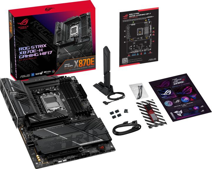 Actual product image ASUS ROG STRIX X870E-H GAMING WIFI7 (AM5, AMD X870E, ATX)