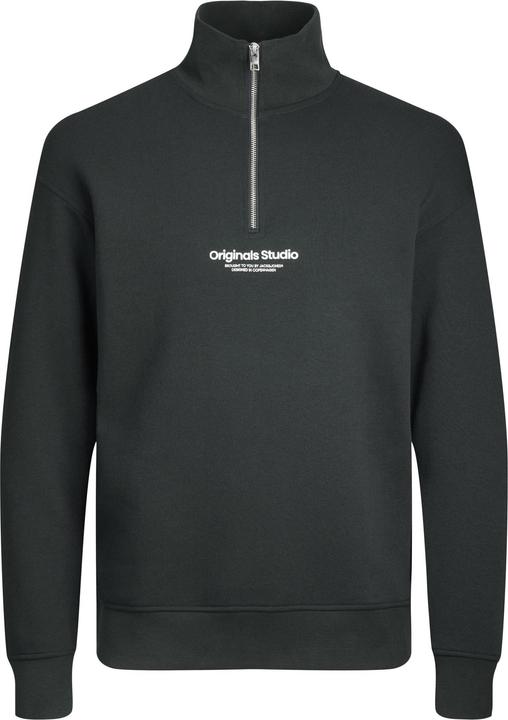 Jack & Jones Text Sweatshirt mit halbem Reissverschluss Sweatshirt mit halbem Reissverschluss (M)