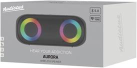 Image du produit Audictus aud Speakers Aurora 14 W, Waterproof, Bluetooth, RGB, Portable, Black, 90 dB (20 h, Fonctionnement sur secteur)