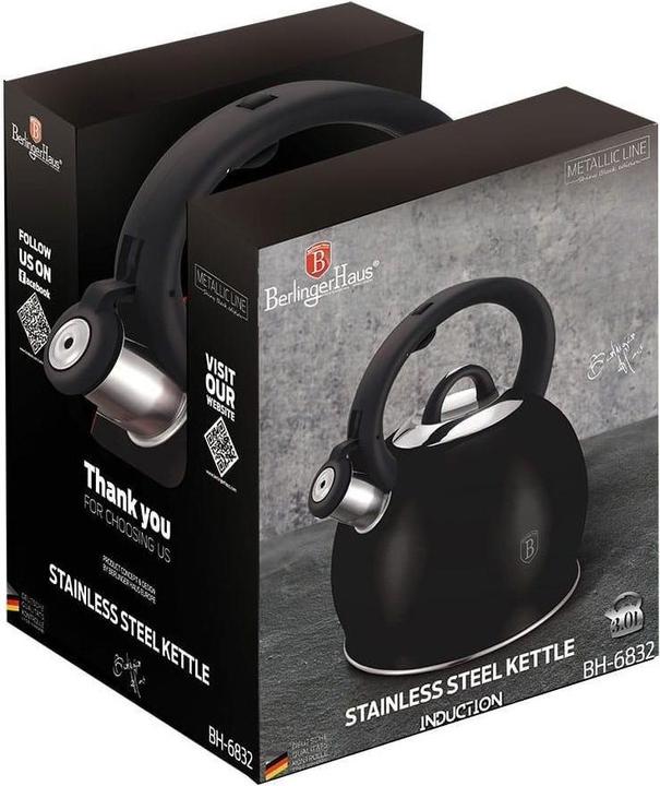 Actual product image BerlingerHaus KETTLE WITH WHISTLE 3L BERLINGER HOUSE BH-6832 (3 l)