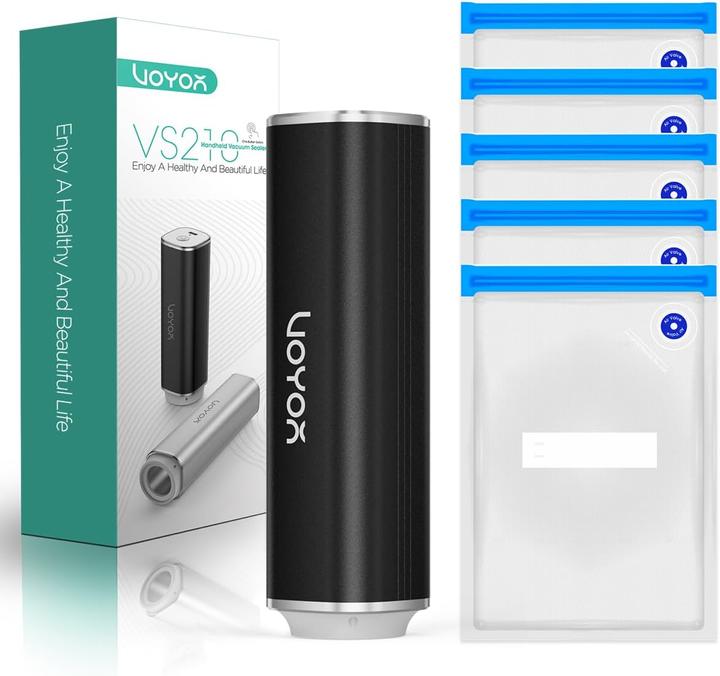 Image du produit Voyor VS210 Handvakuumierer Set mit 5 Vakuumbeuteln
