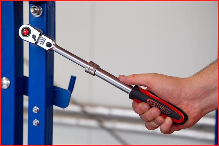 Produktbild KS Tools 1/2 SlimPOWER Teleskop-Gelenk-Umschaltknarre, 72Zahn (1/2")
