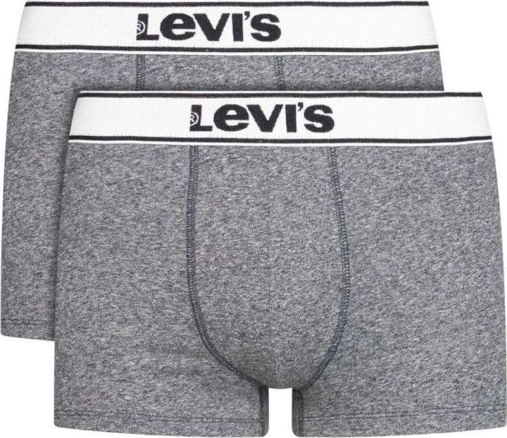 Image du produit Levis men's boxing shorts Trunk 2 paires 37149-0388 gris M size (56, 57, 58, lot de 2)