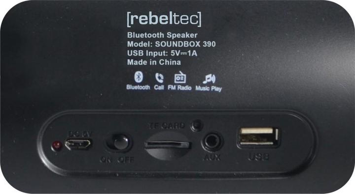 Image du produit Rebeltec SoundBox 390 Bluetooth garsiakalbis (12 h, Fonctionnement sur batterie)
