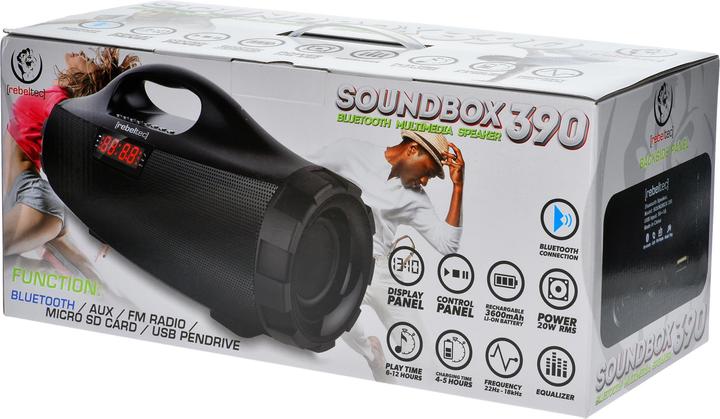 Image du produit Rebeltec SoundBox 390 Bluetooth garsiakalbis (12 h, Fonctionnement sur batterie)