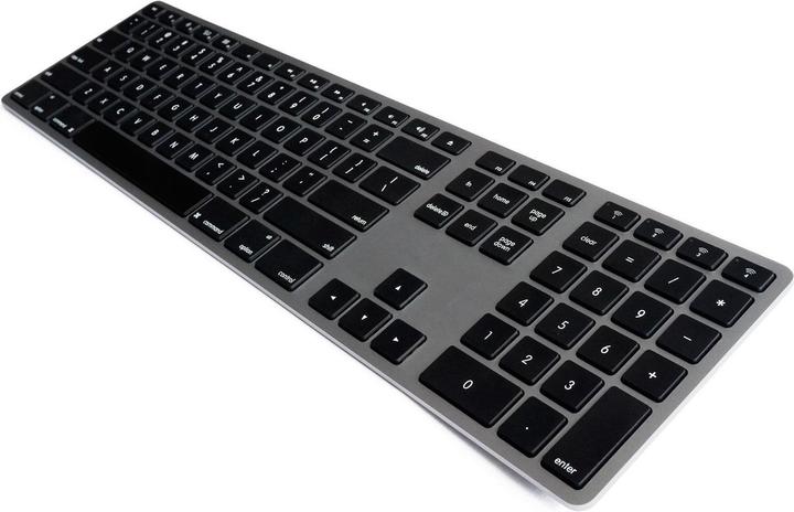 Produktbild Matias aluminum Mac bluetooth backlight Space Gray (Eng. Int., Kabellos)