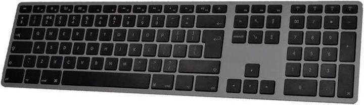 Matias alluminio Mac bluetooth retroilluminato Space Gray (Ing. Int., Senza fili)