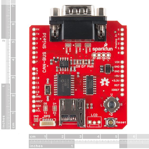 Immagine prodotto SparkFun Schermo CAN-BUS con intestazioni (Riparo)