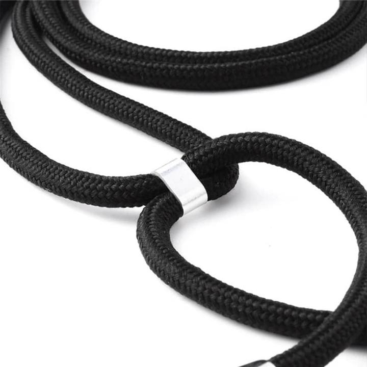 Actual product image RPD iPhone Xs Max - Mobile phone chain / Necklace - Transparent with practical black strap