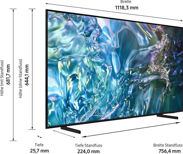 Produktbild Samsung QE50Q60D (50", Q60D, QLED, 4K, 2024)