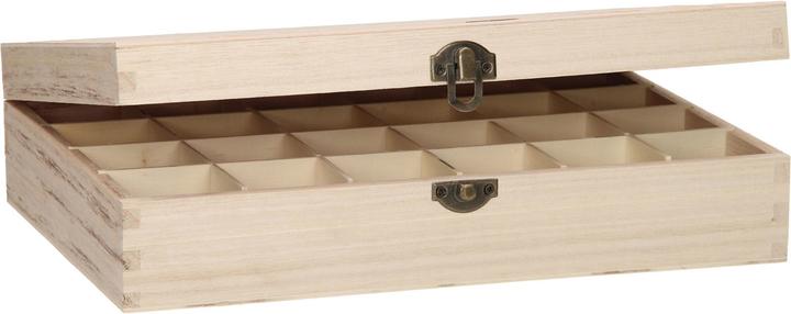 Image du produit Playwood Caisse en bois avec 24 compartiments