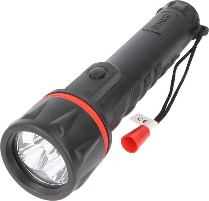Velamp LED Gummi-Taschenlampe, wasserdicht, mit Handschlaufe