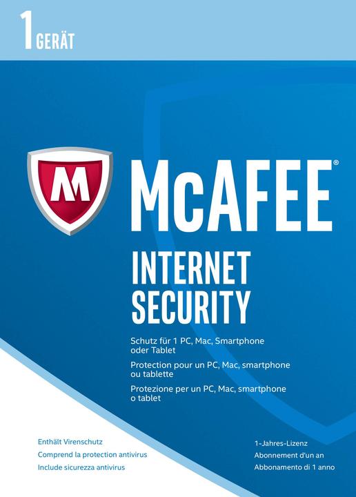 McAfee Internet Security 2017 (1 User, 12 Monate)
