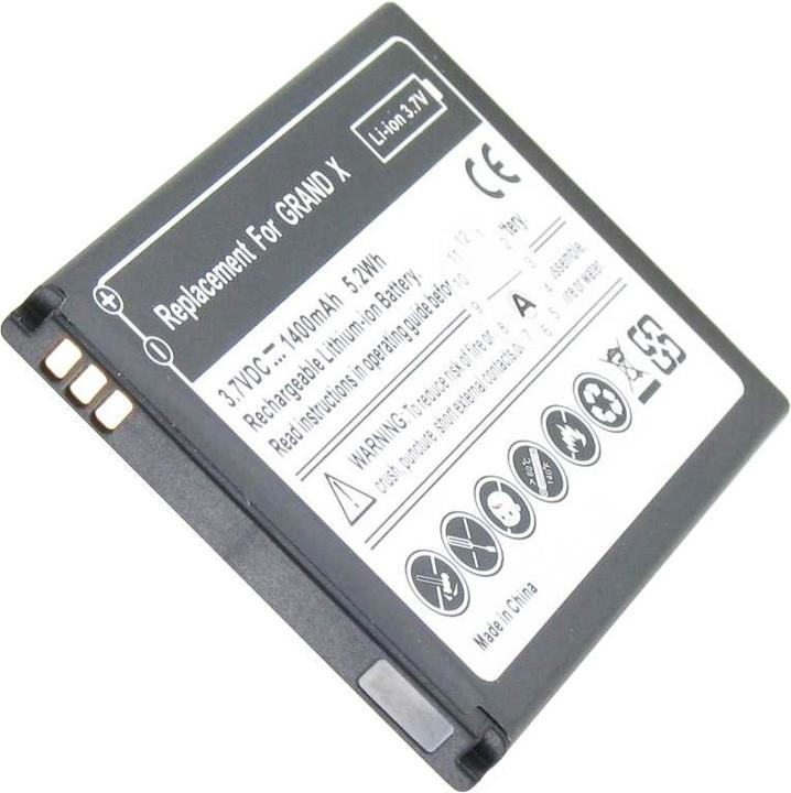 Actual product image AccuCell Battery ZTE Grand X Battery Li3716T42P3h594650, ZTE Blade 3