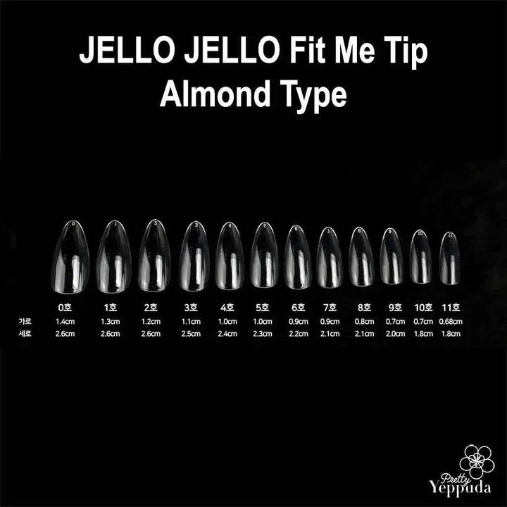 Jello Jello Fit Me Tip - Almond Type (White)