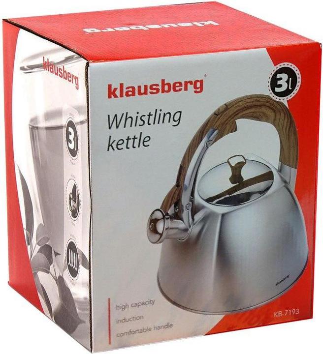 Image du produit Klausberg Kettle with whistle 3L KB-7193 (3 l)