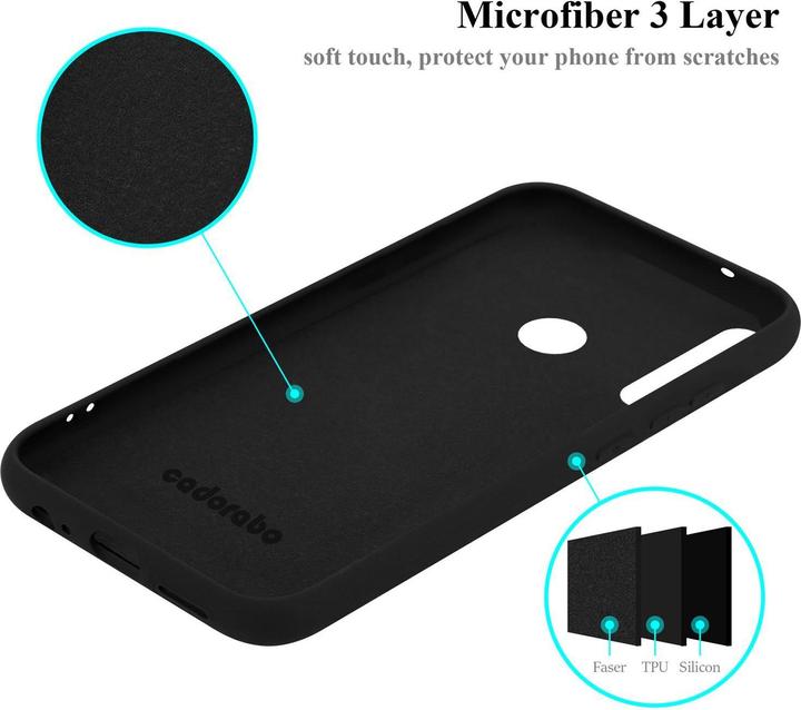 Actual product image Cadorabo TPU Liquid Silicone Case Cover (Huawei P40 Lite E)