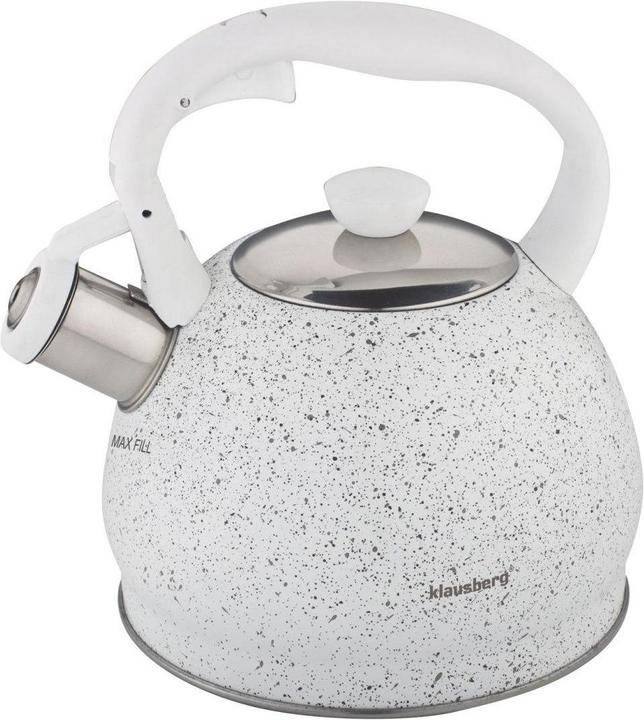 Immagine prodotto Klausberg Bollitore Con Fischietto 2l Kb-7319 Marmo (2 l)