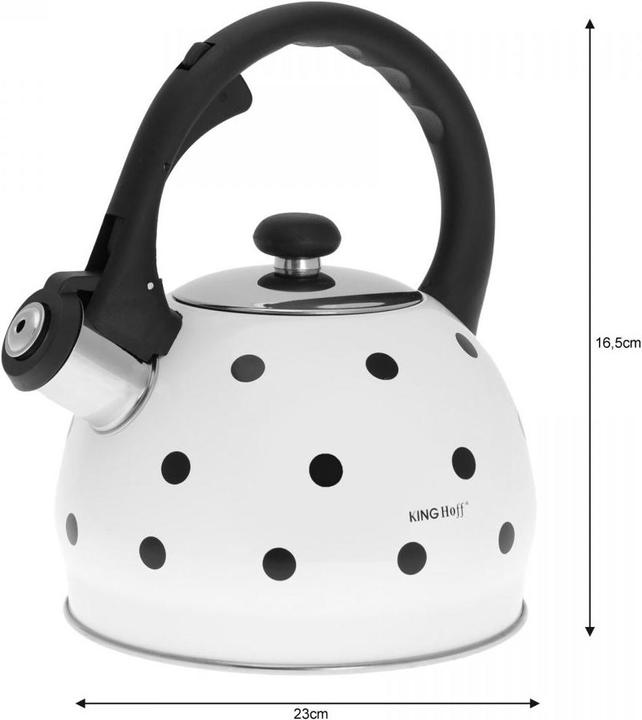 Actual product image Kinghoff 2.0L KH-1050 ENAMELED KITCHEN WITH POINTS (2 l)