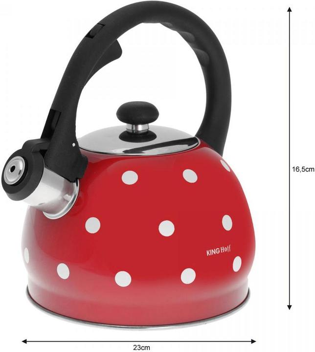 Actual product image Kinghoff 2.0L KH-1049 ENAMELED KITCHEN WITH POINTS (2 l)