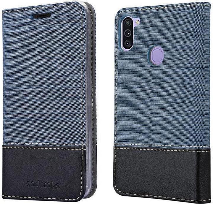 Produktbild Cadorabo Book Jeans Optik Cover (Samsung Galaxy A11, Samsung Galaxy M11)