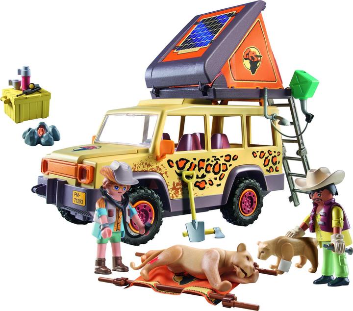 Produktbild Playmobil Mit dem Geländewagen (71293, Playmobil Wiltopia)