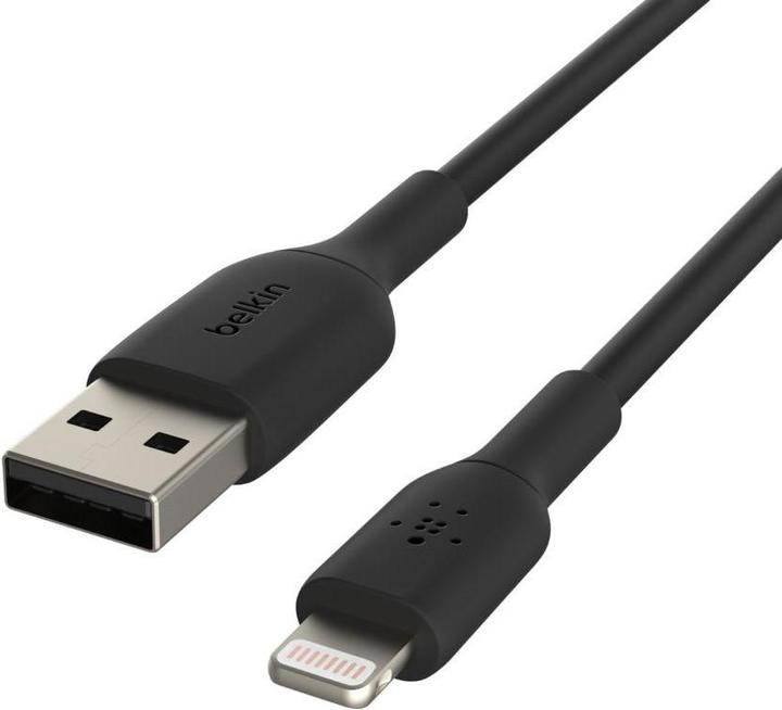 Immagine prodotto Belkin Cavo USB-A - Lightning USB da 1 m nero (CAA001BT1MBK) (USB 2.0)