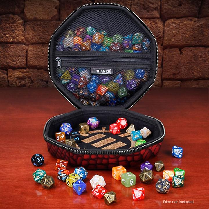 Produktbild Geronimo Games ENHANCE Tabletop Collector's Edition Dice Case Red Dragon Scales
