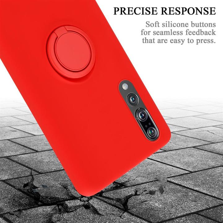 Actual product image Cadorabo TPU Liquid Ring Silicone Case Cover (Huawei P20 Pro, Huawei P20 Plus)