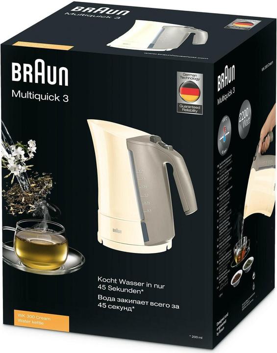 Immagine prodotto Braun Bollitore elettrico WK 300 (crema) (1.70 l)