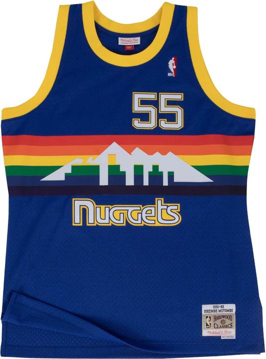 Mitchell & Ness NBA Denver Nuggets Dikembe Mutombo Trikot Herren (M)