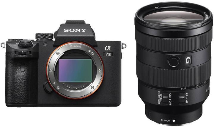 Sony Alpha 7 III Kit (24 - 105 mm, 24.20 Mpx, Plein format)