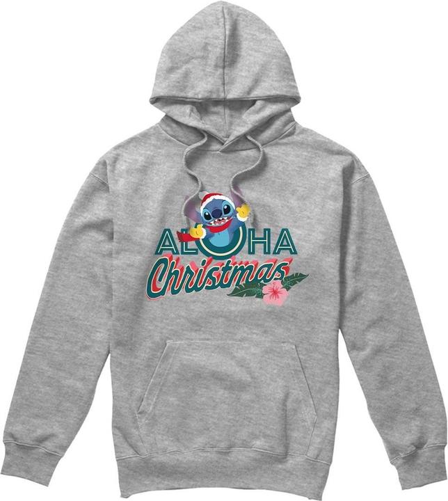 Actual product image Lilo & Stitch Mens Aloha Christmas Stitch Hoodie (XL)
