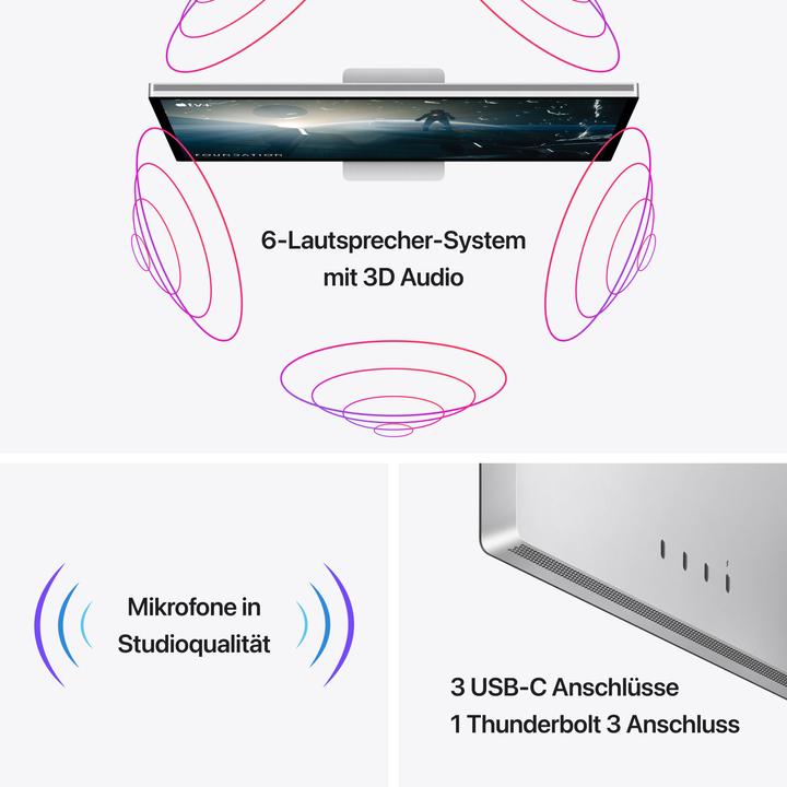 Image du produit Apple Studio Display Standard (5120 x 2880 pixels, 27")