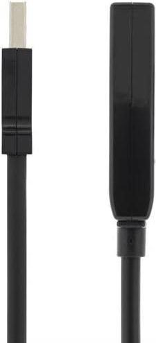 Produktbild Deltaco PRIME USB extension cable, active, USB 2.0, 7m, black (7 m, USB 2.0)