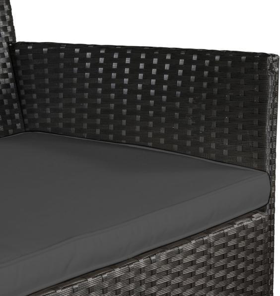 Actual product image Juskys Fort Myers polyrattan seating group