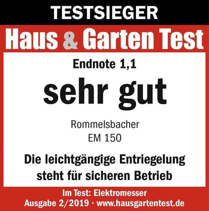 Nährwerte und Zutaten Rommelsbacher Em 150 (15 cm)