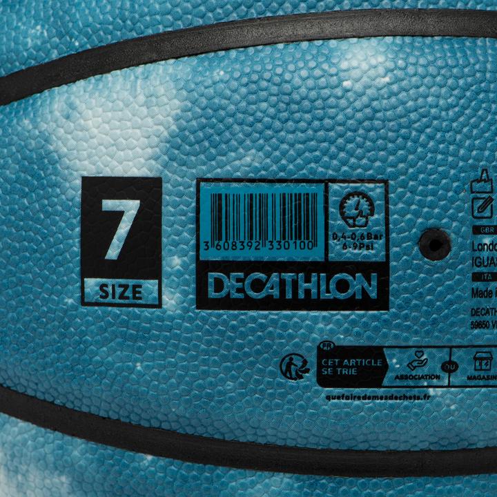 Actual product image Tarmak Basketball Grösse 7 - BT500 Touch blau