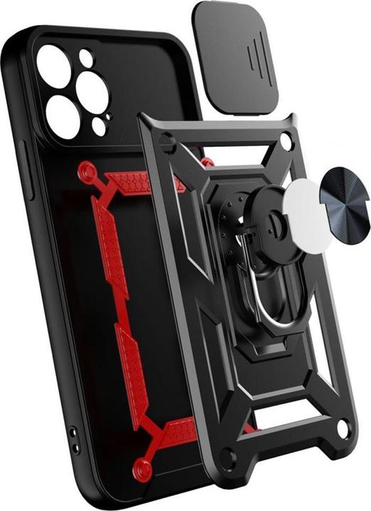Immagine prodotto Hurtel Custodia Hybrid Armor Camshield per iPhone 13 Pro Max Custodia blindata con copertura della (Apple iPhone 13 Pro Max)