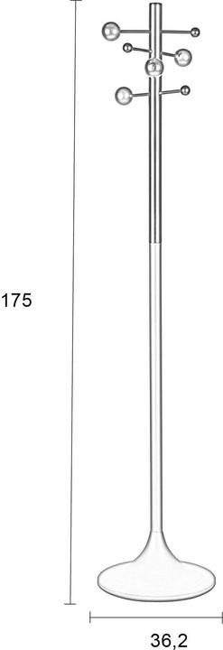 Actual product image Zuiver Jason Coat Rack